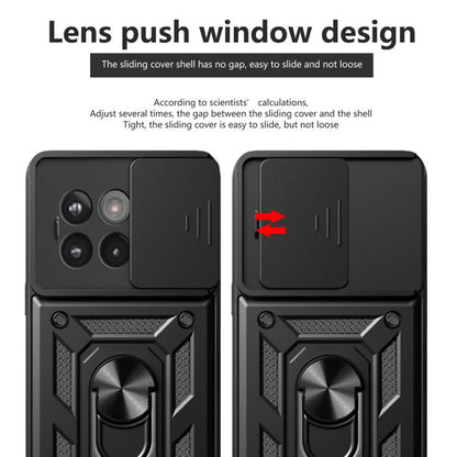 Capa para OnePlus 13R, Techsuit, CamShield, Preta