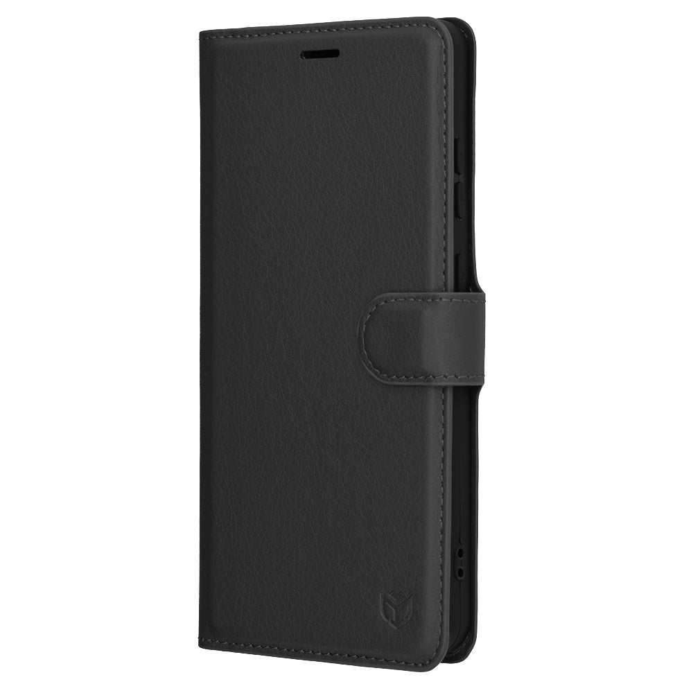 Capa para OnePlus 13R, Techsuit, Leather Folio, Preta