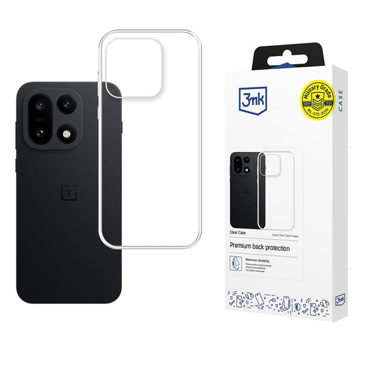 Capa para OnePlus 15, 3MK, Clear, Transparente