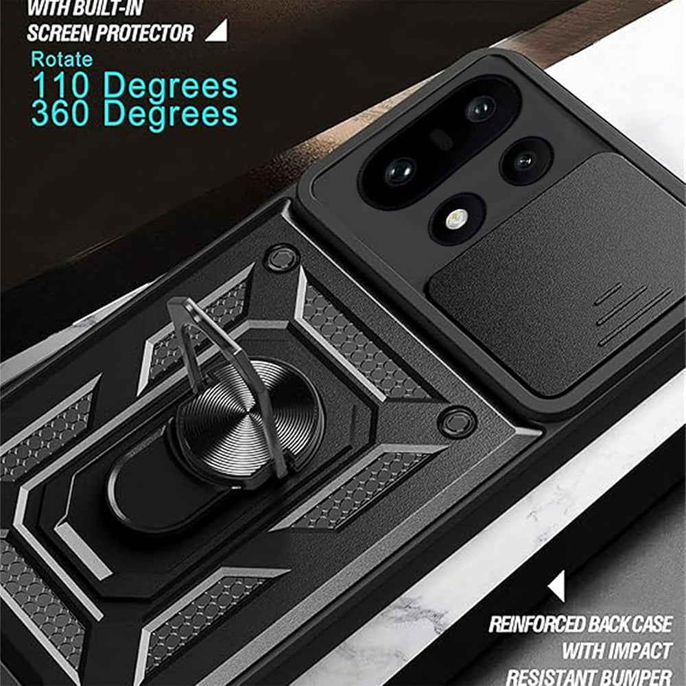 Case for OnePlus 15, Techsuit, CamShield, Black