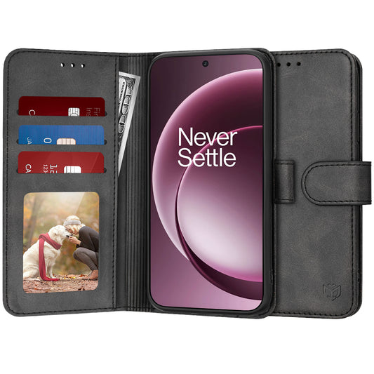 Capa para OnePlus 15, Techsuit, Diary Book, Preta