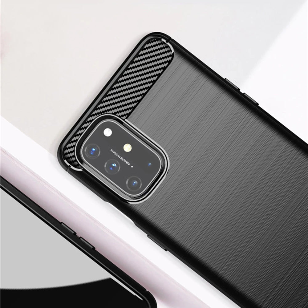 Capa para OnePlus 8T, Techsuit, Carbono, Preta