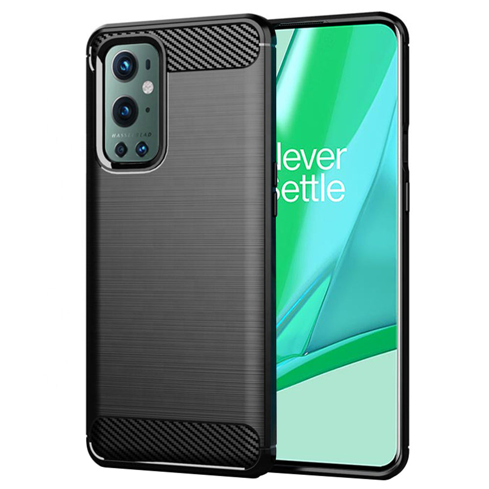 Capa para OnePlus 9 Pro, Techsuit, Carbono, Preta