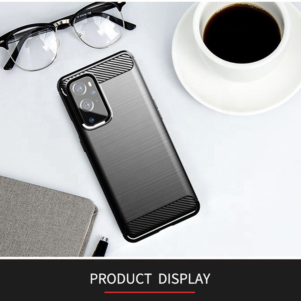 Capa para OnePlus 9 Pro, Techsuit, Carbono, Preta