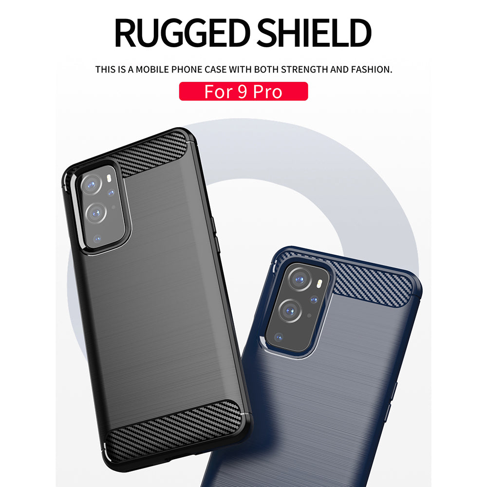 Capa para OnePlus 9 Pro, Techsuit, Carbono, Preta
