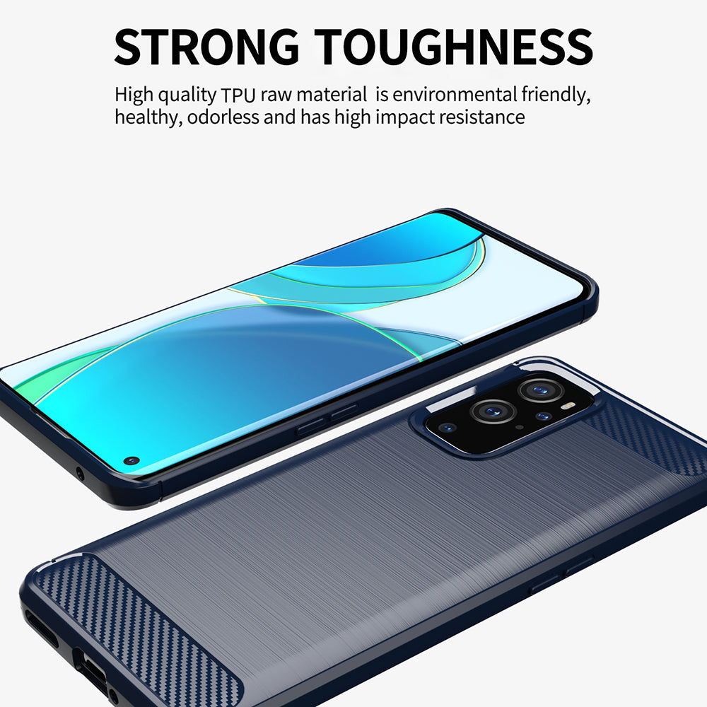 Capa para OnePlus 9 Pro, Techsuit, Carbono, Preta