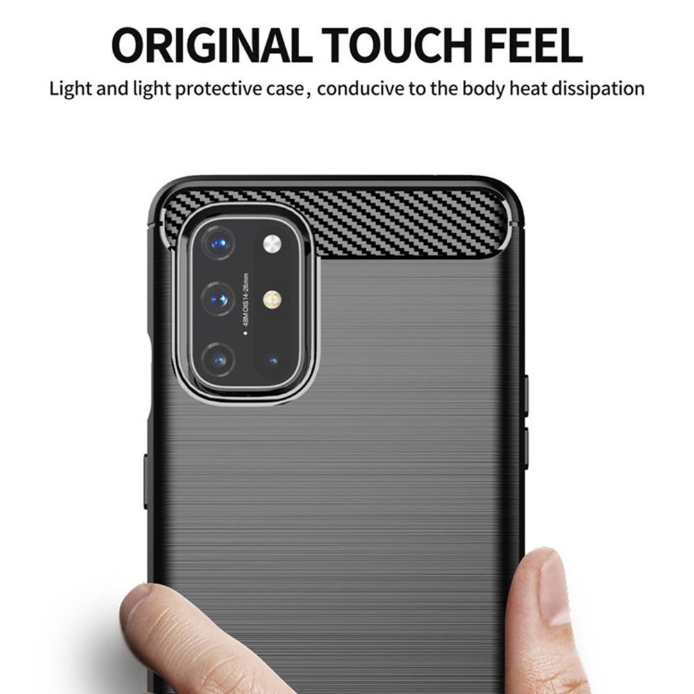 Capa para OnePlus 9, Techsuit, Carbono, Preta