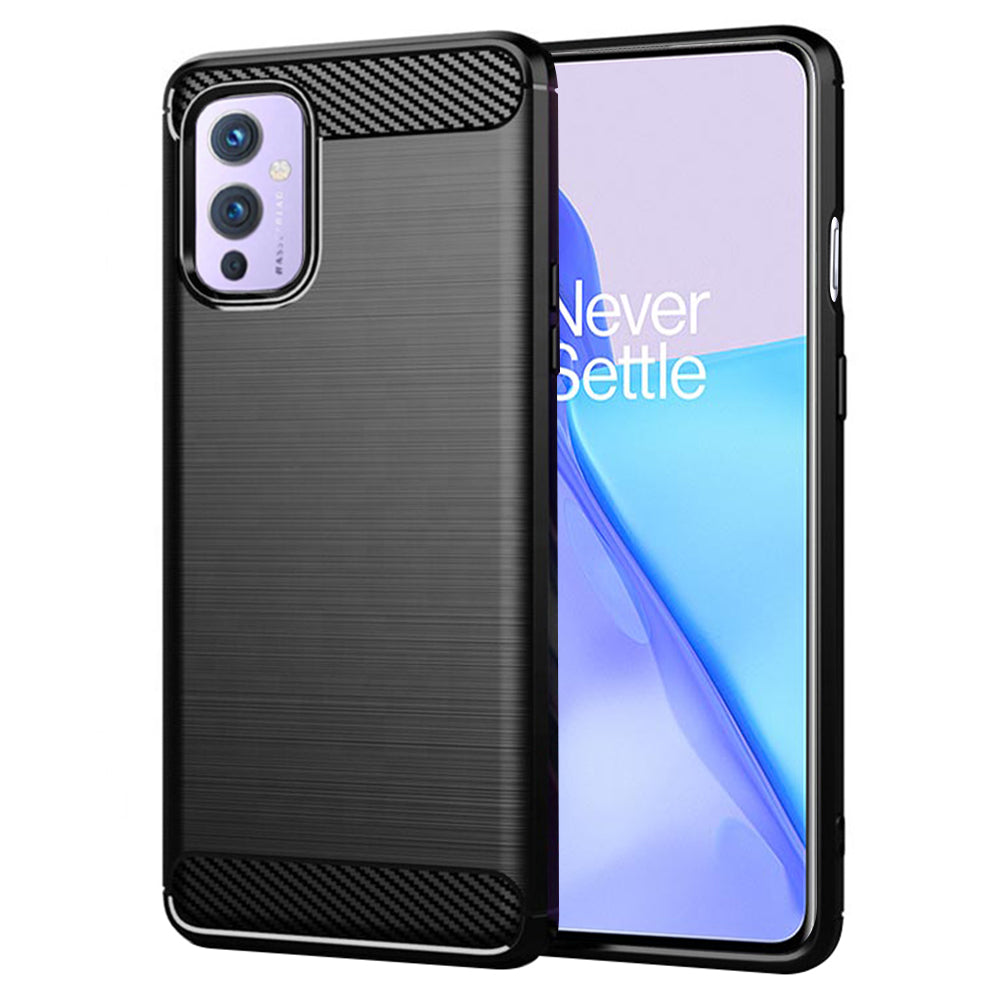 Capa para OnePlus 9, Techsuit, Carbono, Preta