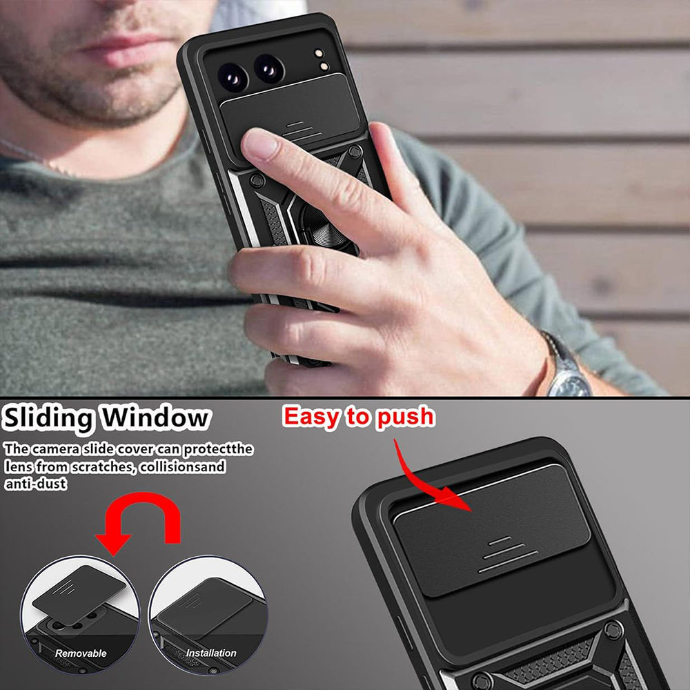 Capa para OnePlus Nord 4, Techsuit, CamShield, Preta