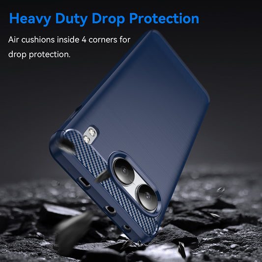 Capa para OnePlus Nord 4, Techsuit, Carbono, Azul