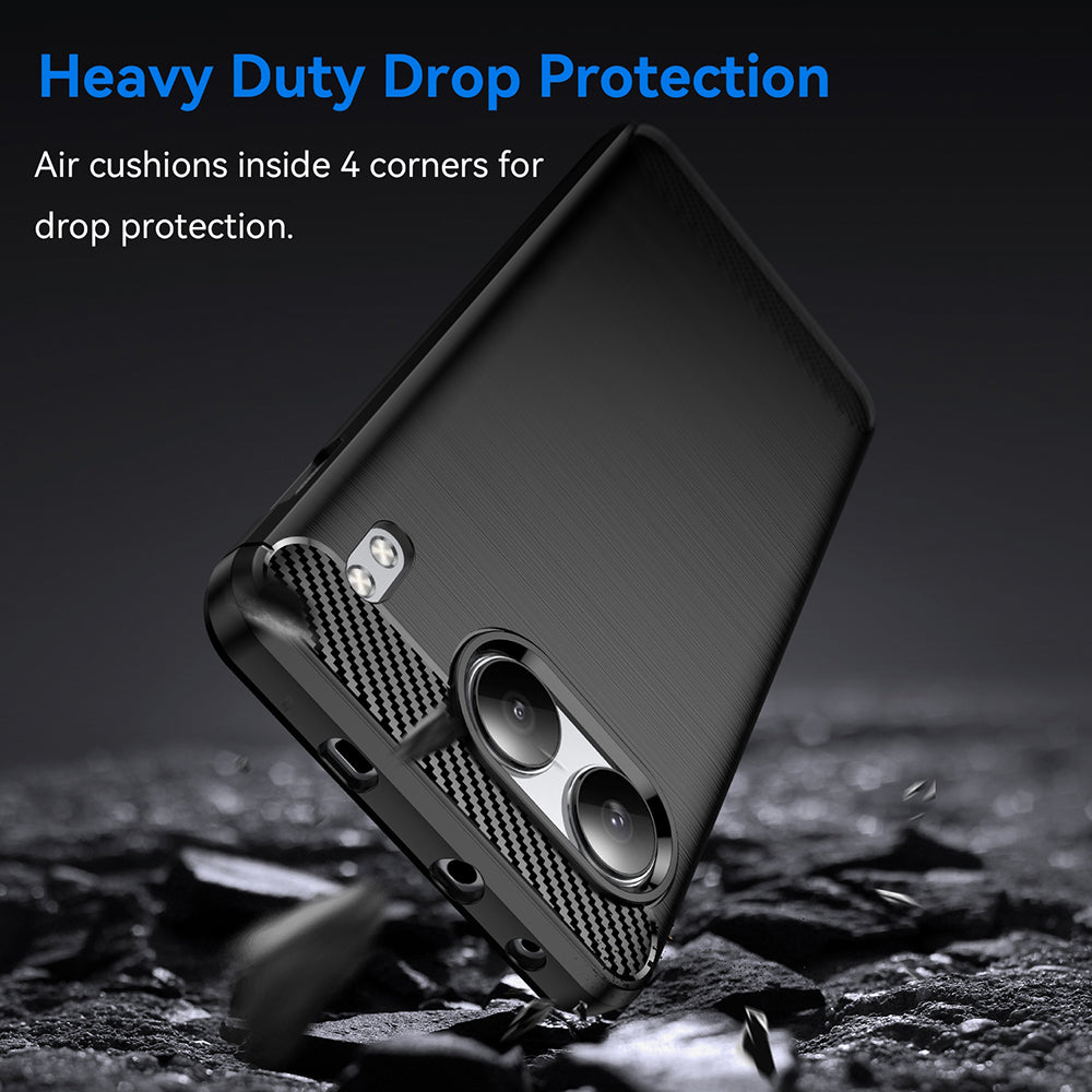 Capa para OnePlus Nord 4, Techsuit, Carbono, Preta