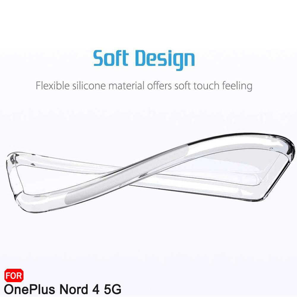 Capa para OnePlus Nord 4, Techsuit, Shockproof Clear, Transparente