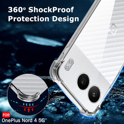 Capa para OnePlus Nord 4, Techsuit, Shockproof Clear, Transparente