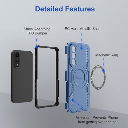 MagSafe Case for OnePlus Nord 5, Techsuit, ArmorMag, Blue