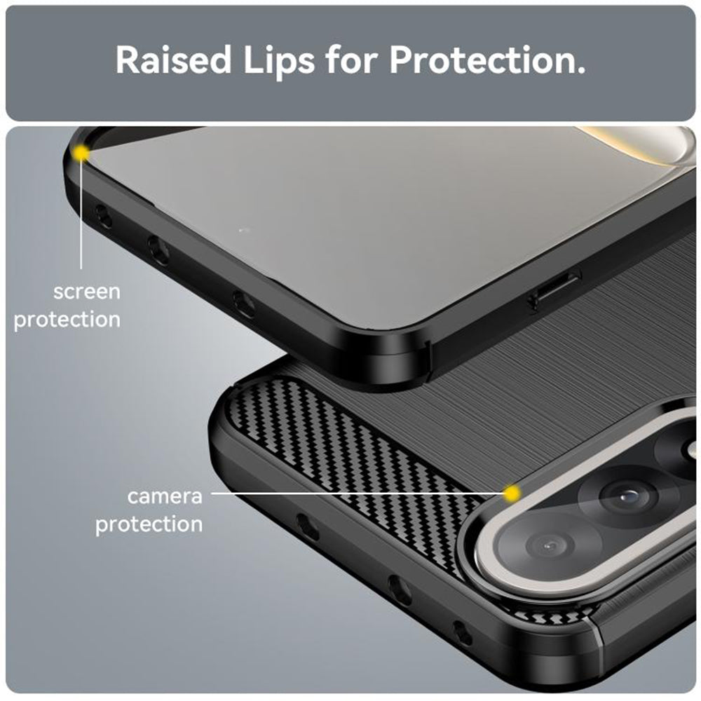 Capa para OnePlus Nord 5, Techsuit, Carbono, Preta