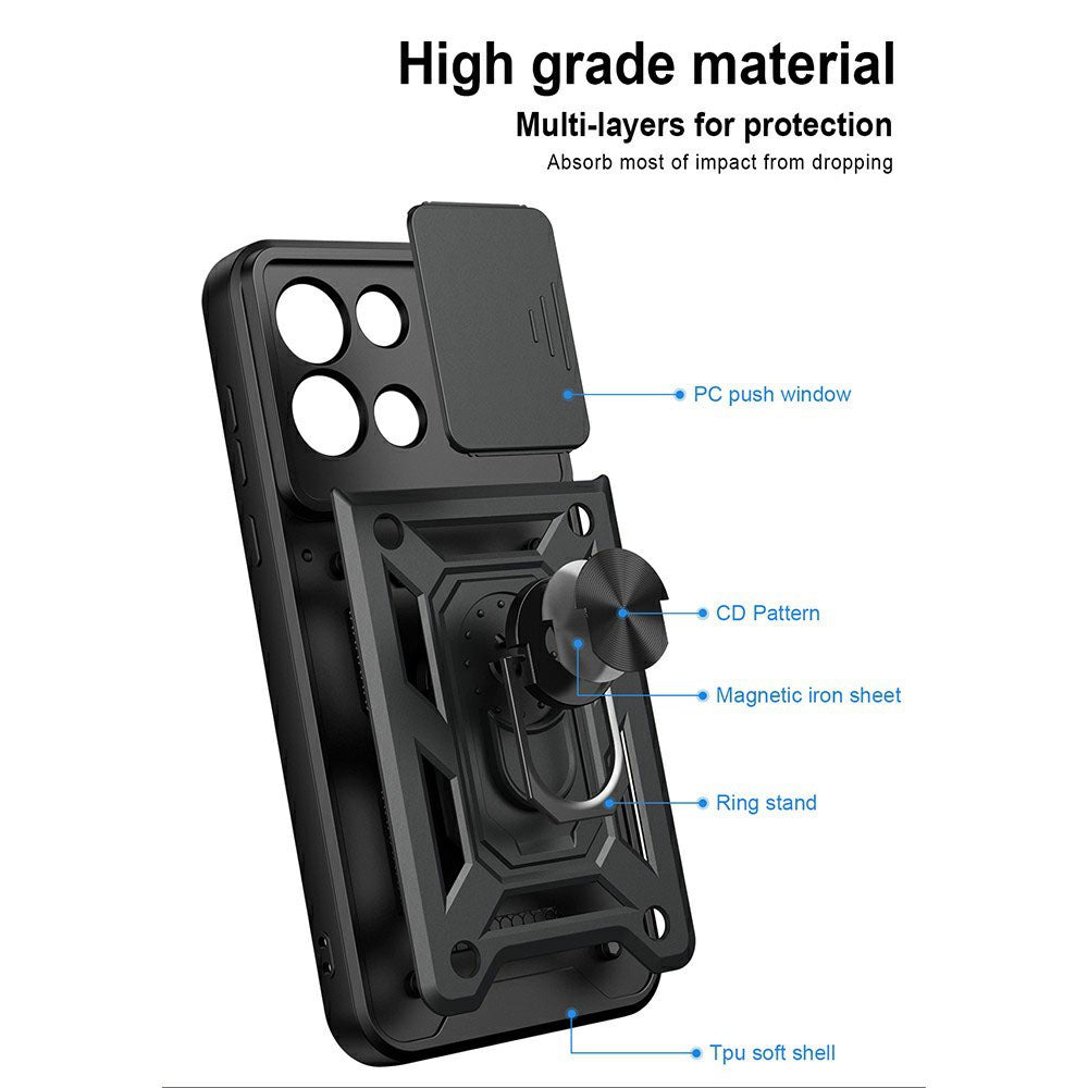 Capa para OnePlus Nord 6, Techsuit, CamShield, Azul