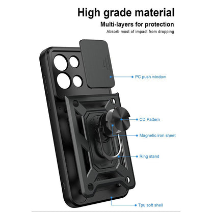 Capa para OnePlus Nord 6, Techsuit, CamShield, Preta