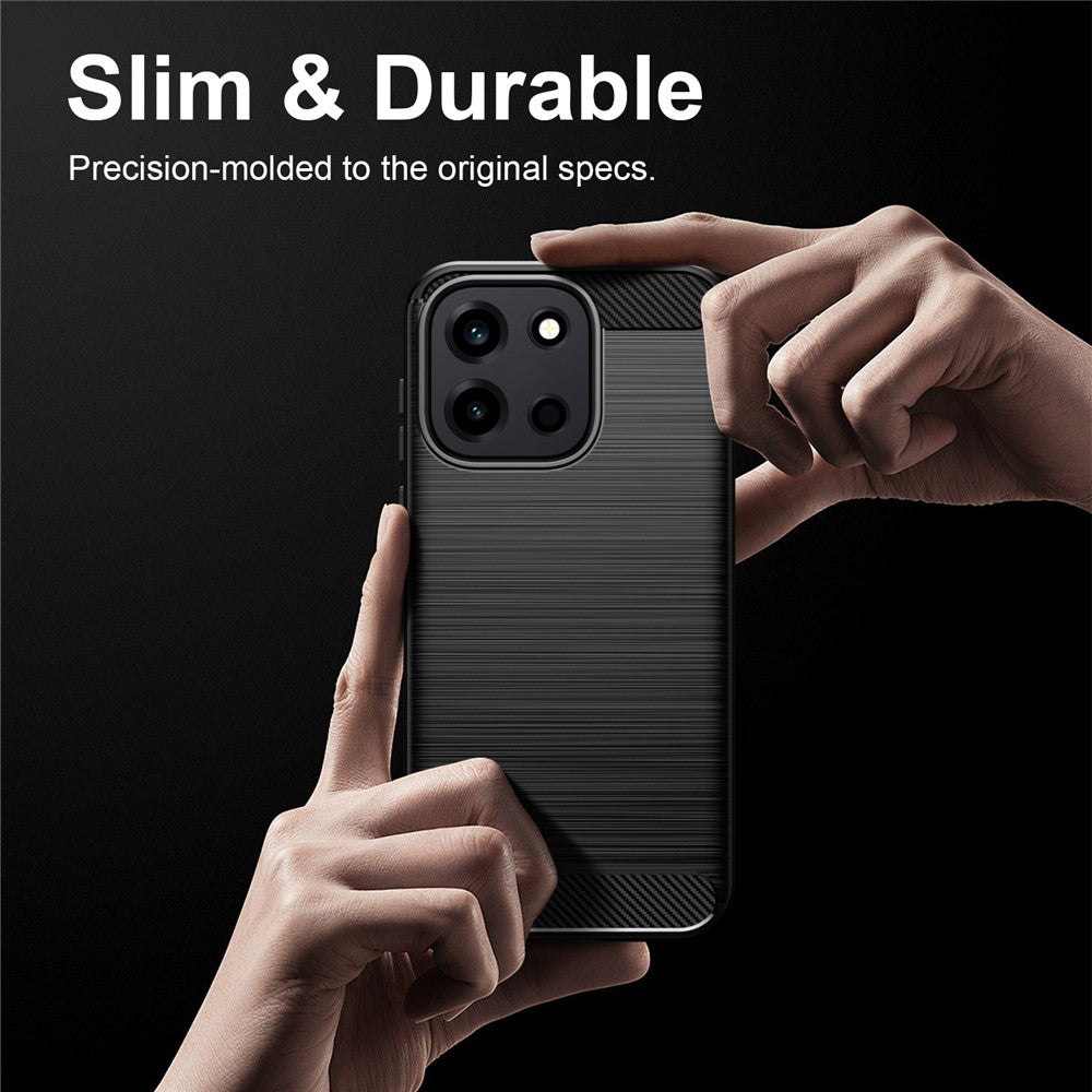 Capa para OnePlus Nord 6, Techsuit, Carbono, Preta