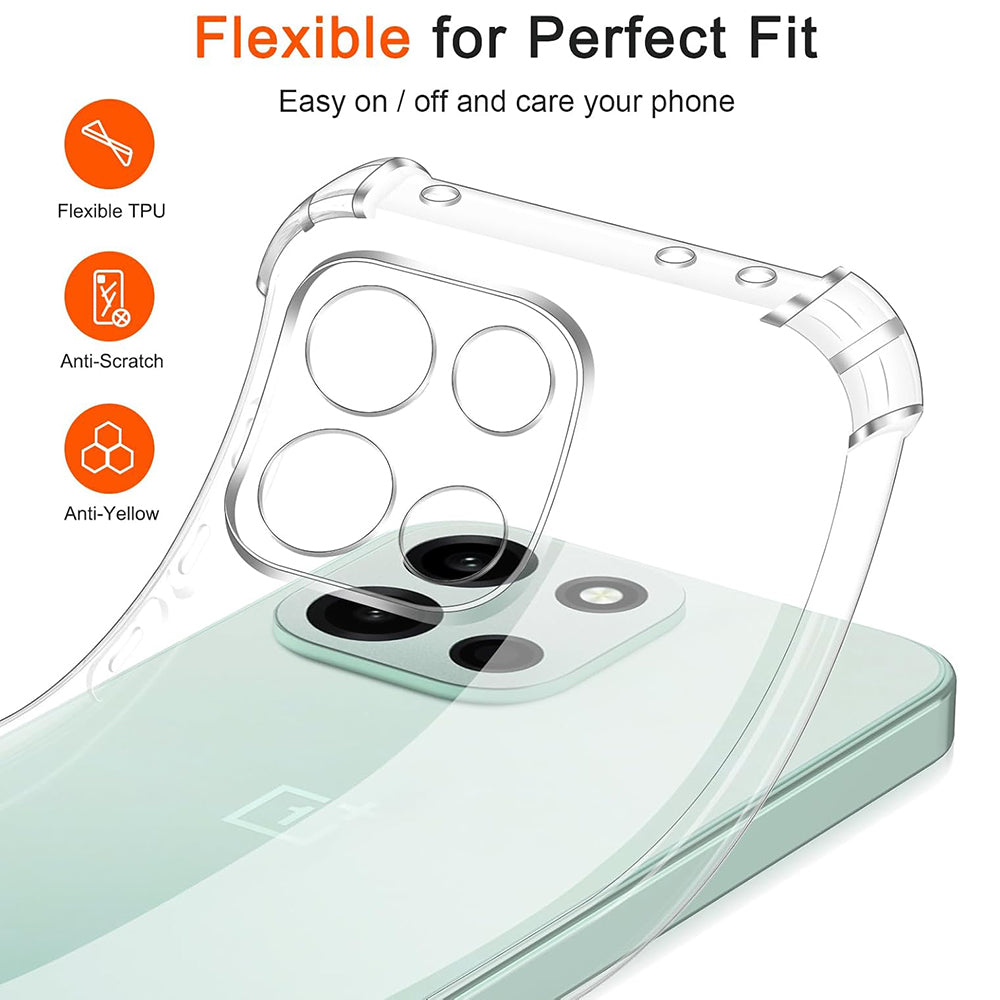 Capa para OnePlus Nord 6, Techsuit, Shockproof Clear, Transparente