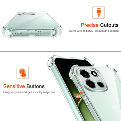 Capa para OnePlus Nord 6, Techsuit, Shockproof Clear, Transparente