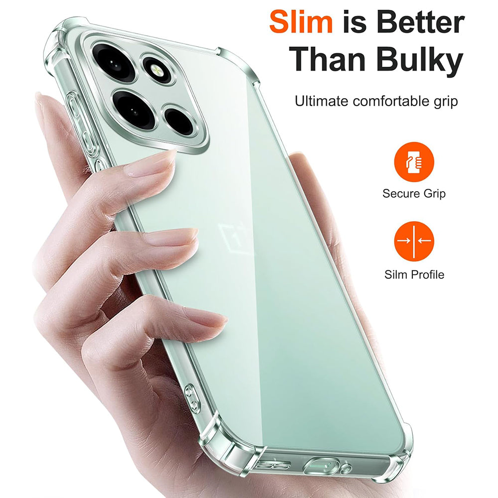 Capa para OnePlus Nord 6, Techsuit, Shockproof Clear, Transparente