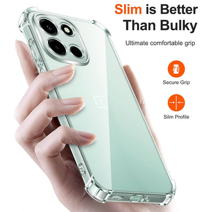 Capa para OnePlus Nord 6, Techsuit, Shockproof Clear, Transparente