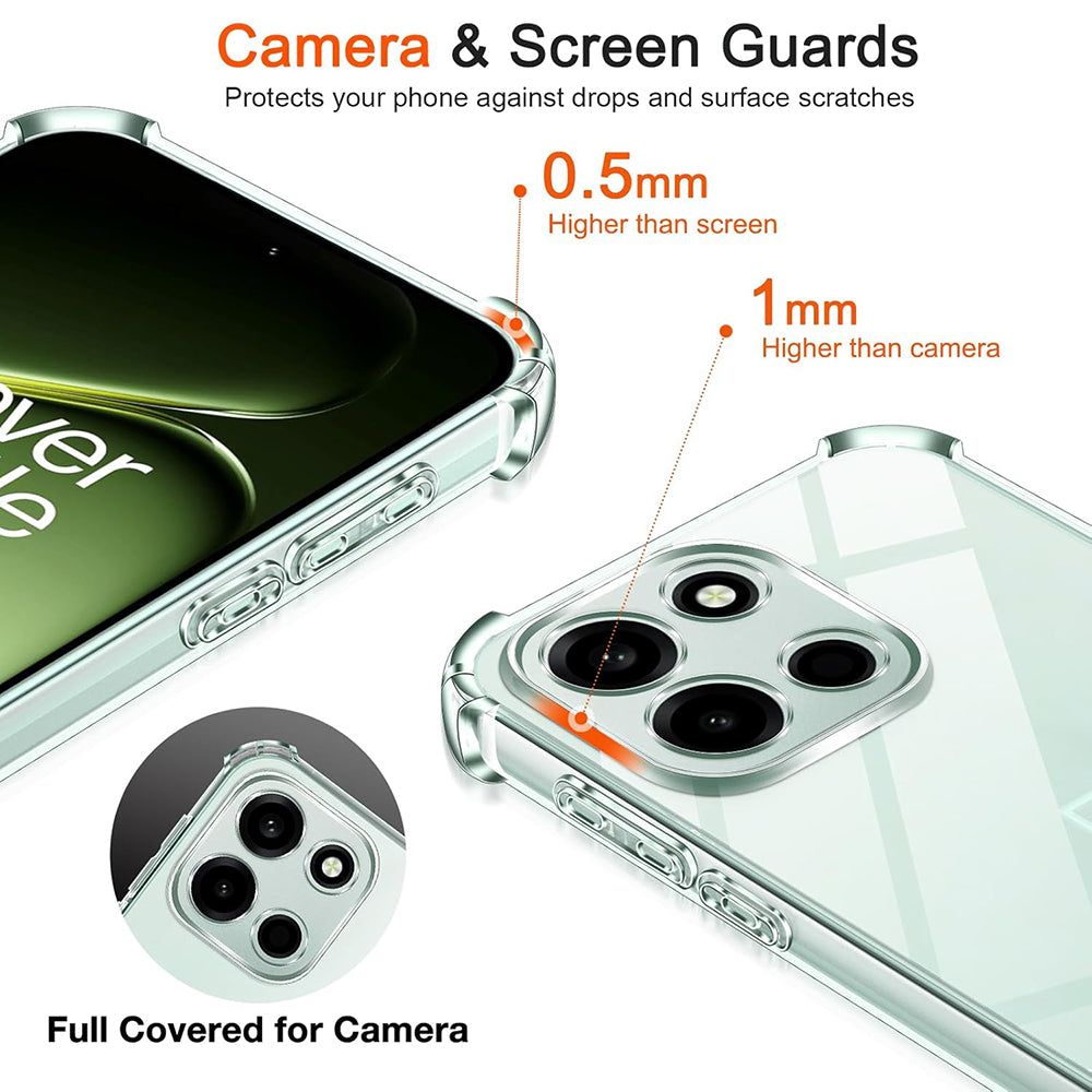 Capa para OnePlus Nord 6, Techsuit, Shockproof Clear, Transparente