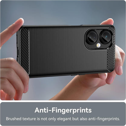 Capa para OnePlus Nord CE 3 Lite, Techsuit, Carbono, Preta