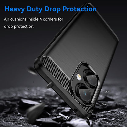 Capa para OnePlus Nord CE 3 Lite, Techsuit, Carbono, Preta