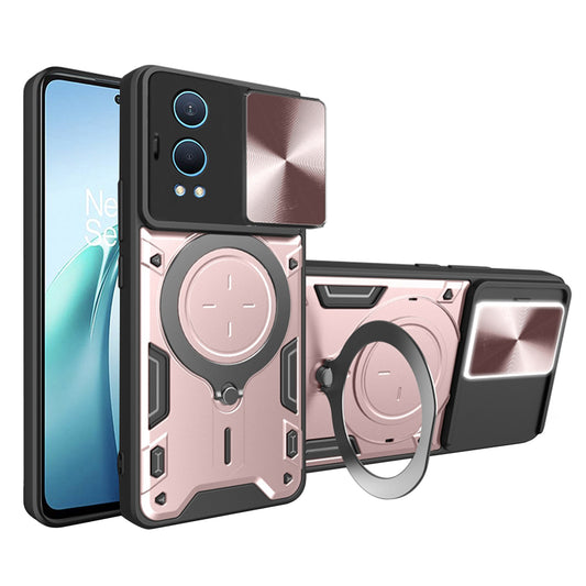 Capa para OnePlus Nord CE4 Lite, Techsuit, CamGuard Pro, Rosa Dourado