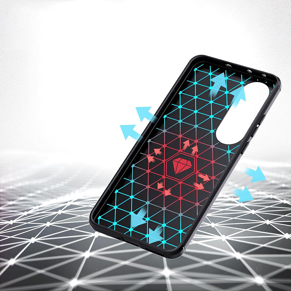 Capa para OnePlus Nord CE4 Lite, Techsuit, Carbono, Preta