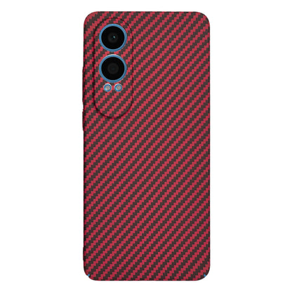 Capa para OnePlus Nord CE4 Lite, Techsuit, Carbonite FiberShell, Vermelha