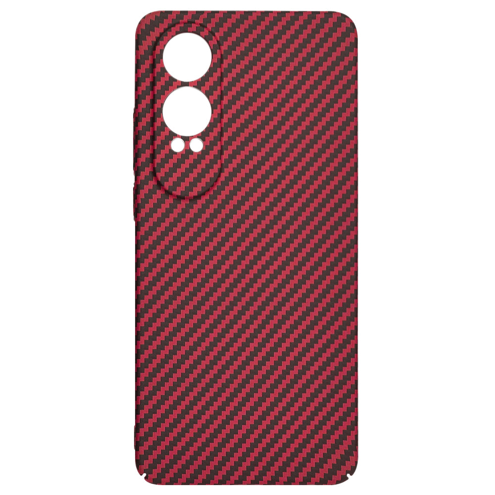 Capa para OnePlus Nord CE4 Lite, Techsuit, Carbonite FiberShell, Vermelha