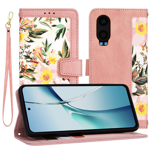 Capa para OnePlus Nord CE4 Lite, Techsuit, FlipCraft, Rosa