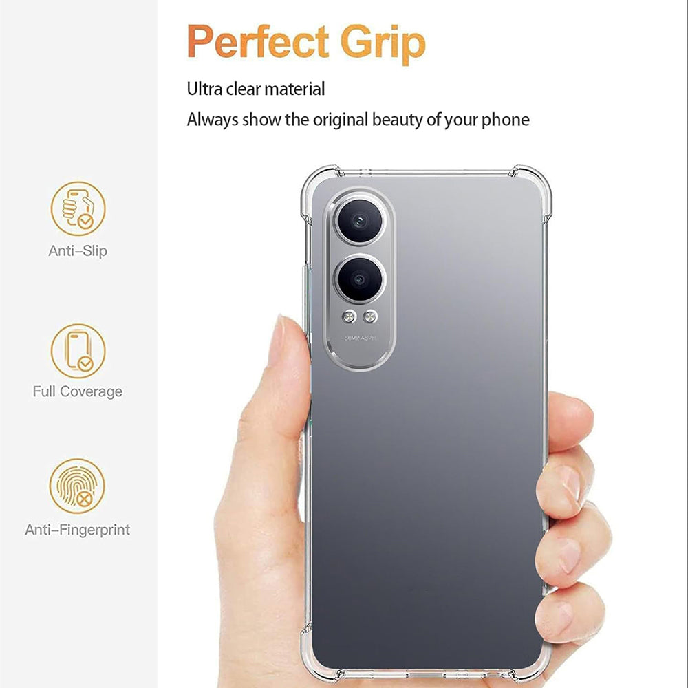 Capa para OnePlus Nord CE4 Lite, Techsuit, Shockproof Clear, Transparente