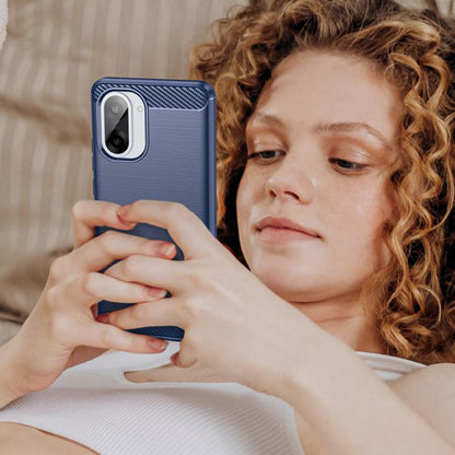 Capa para OnePlus Nord CE5, Techsuit, Carbono, Azul