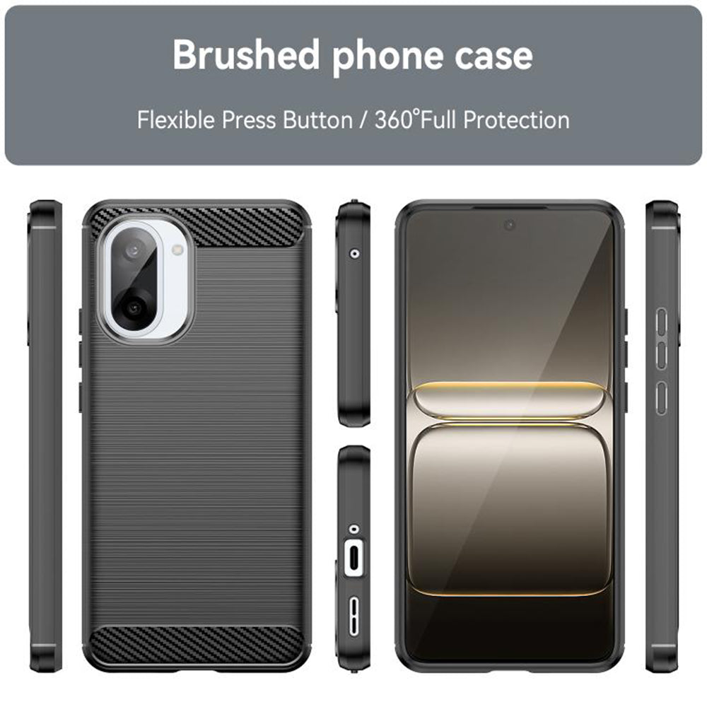 Capa para OnePlus Nord CE5, Techsuit, Carbono, Preta