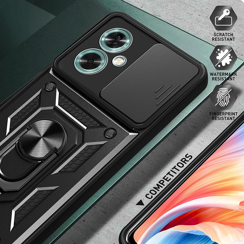 Capa para OnePlus Nord N30 SE / Oppo A79, Techsuit, CamShield, Preta