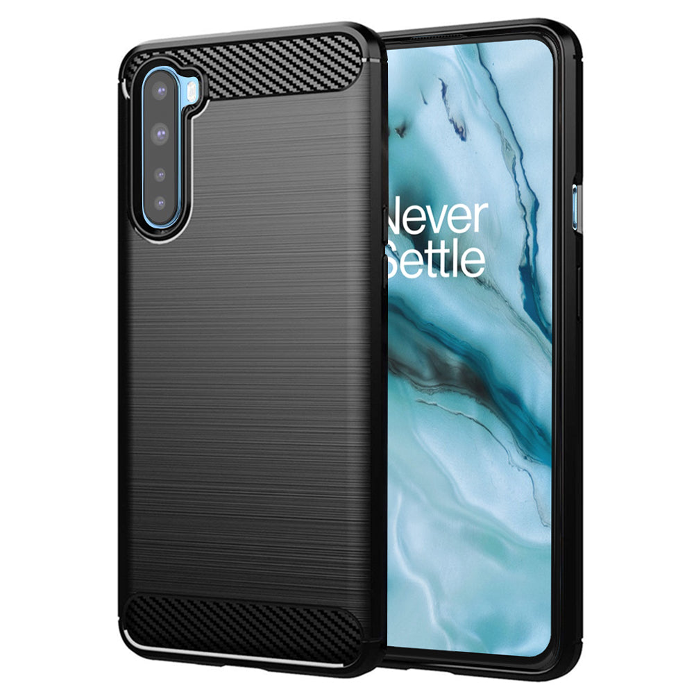 Capa para OnePlus Nord, Techsuit, Carbono, Preta