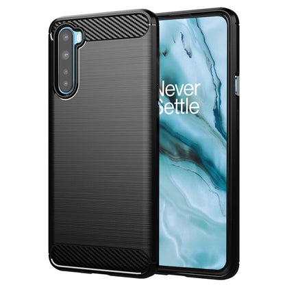 Capa para OnePlus Nord, Techsuit, Carbono, Preta