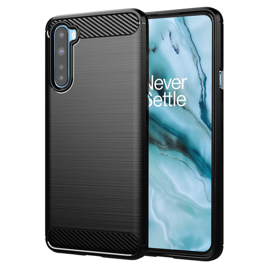 Capa para OnePlus Nord, Techsuit, Carbono, Preta