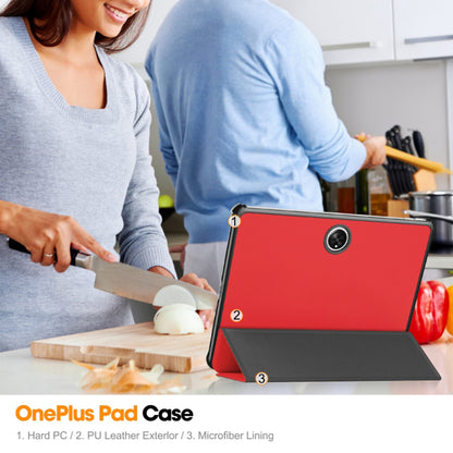 Capa para OnePlus Pad, Techsuit, FoldPro, Vermelha