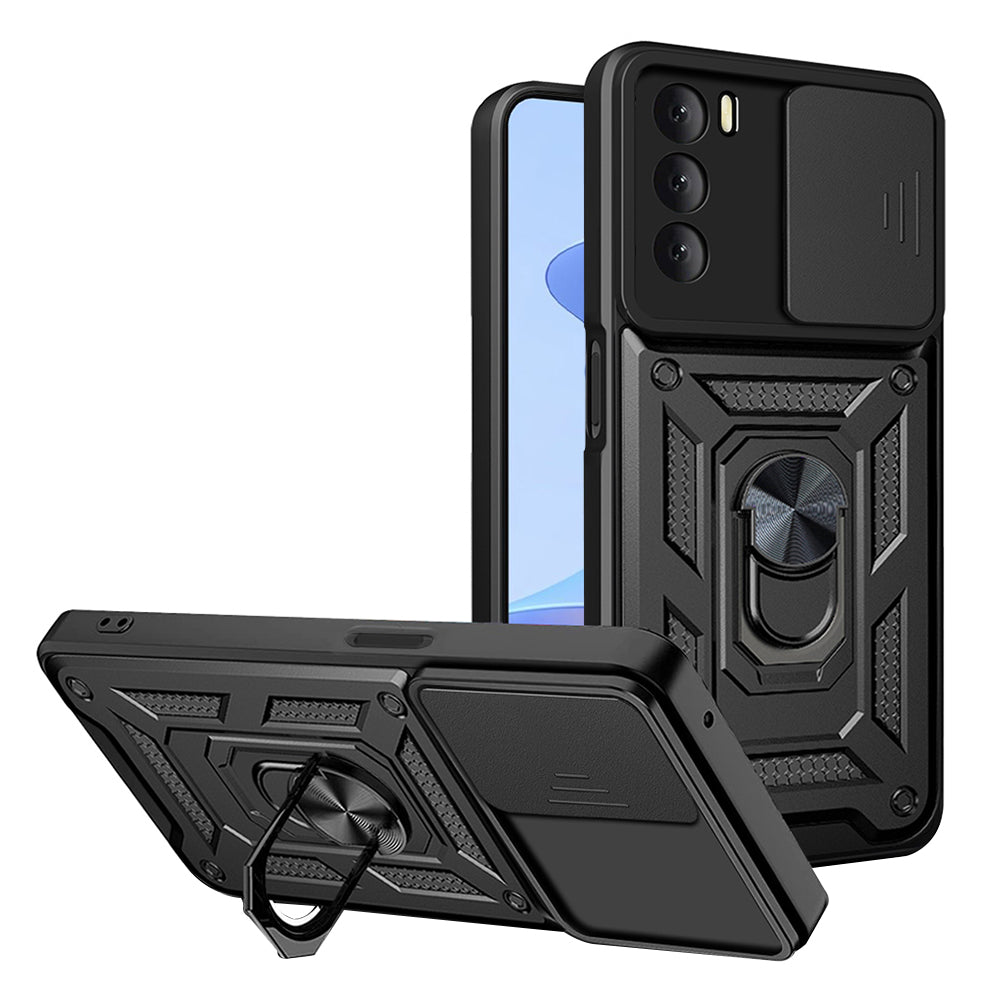 Capa para Oppo A16s / A54s / A16, Techsuit, CamShield, Preta