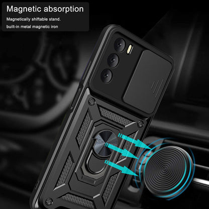 Capa para Oppo A16s / A54s / A16, Techsuit, CamShield, Preta