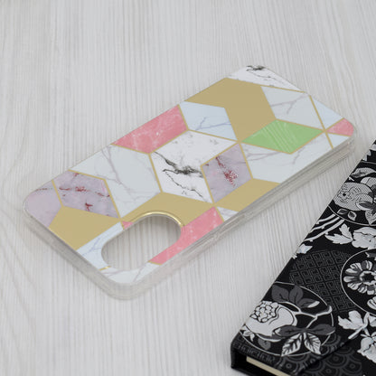 Capa para Oppo A17, Techsuit, Marble, Roxo