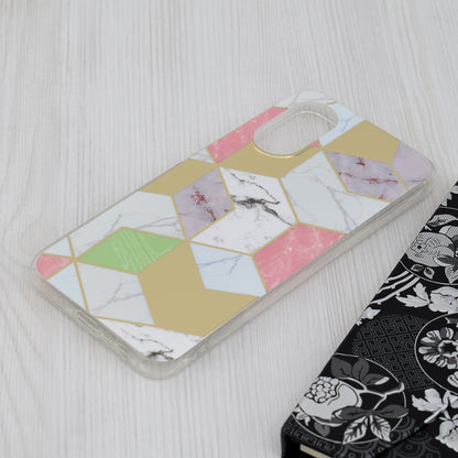 Capa para Oppo A17, Techsuit, Marble, Roxo