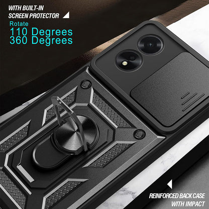 Capa para Oppo A18 / A38, Techsuit, CamShield, Preta