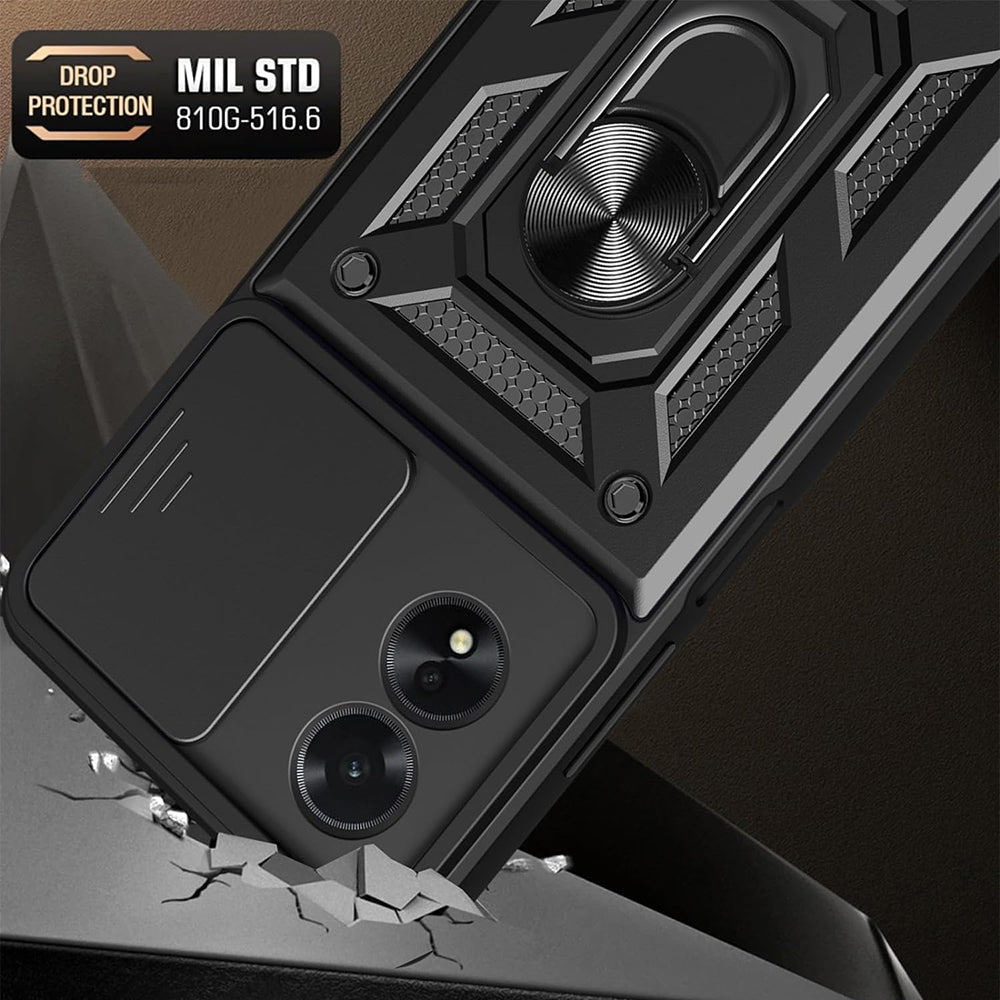 Capa para Oppo A18 / A38, Techsuit, CamShield, Preta