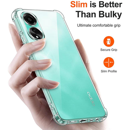 Capa para Oppo A18 / A38, Techsuit, Transparente Antichoque, Transparente