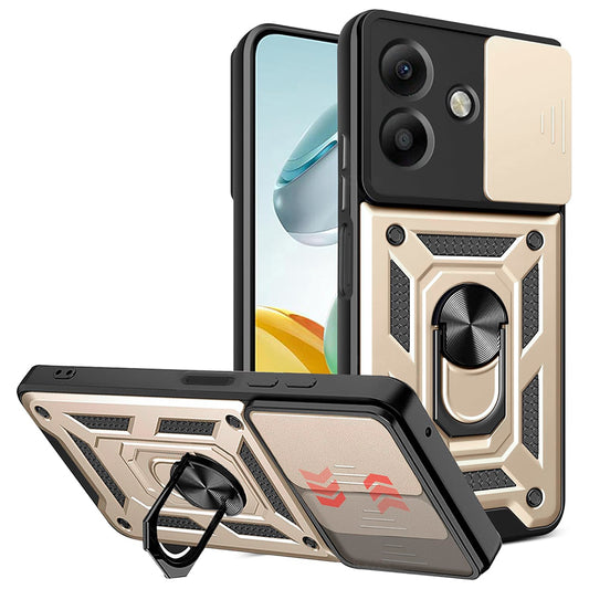 Capa para Oppo A3 4G / A3 5G, Techsuit, CamShield, Dourada